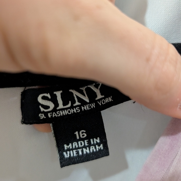 NWT Asymmetrical Tiered Chiffon Dress Size 16 - Picture 4 of 9